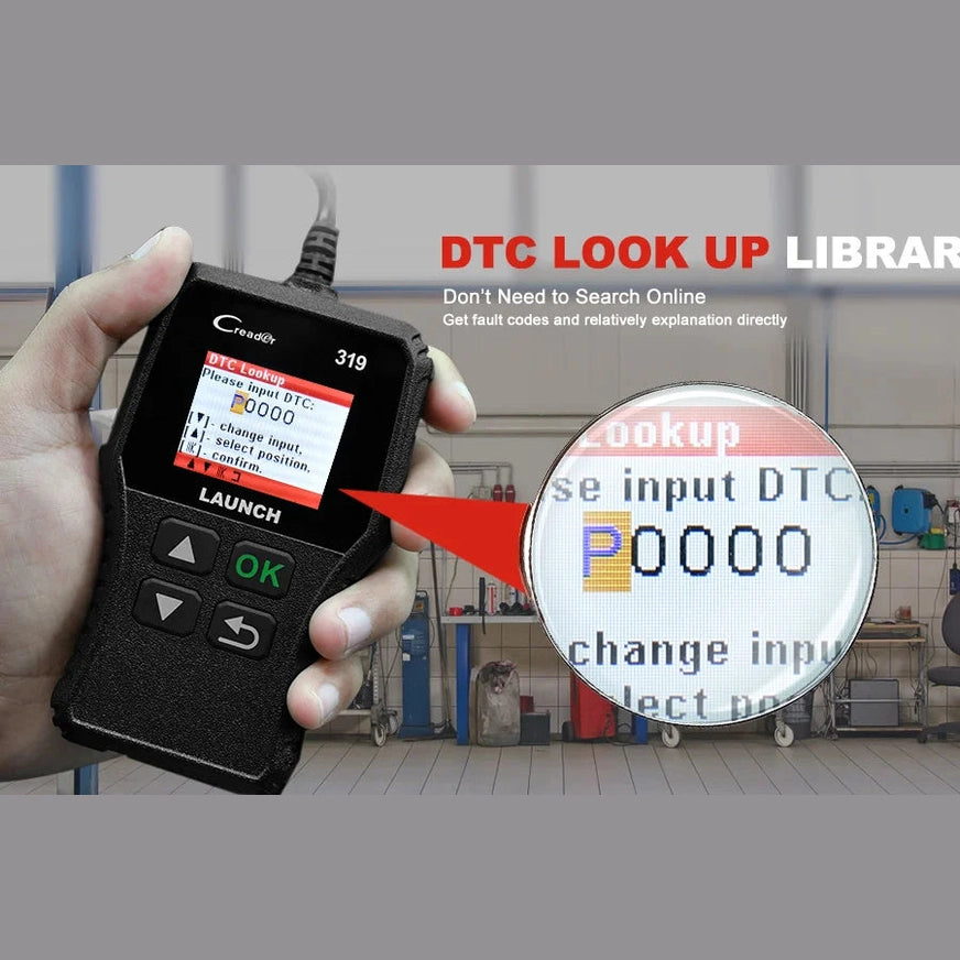 Launch X431 Creader 319 CR319 Auto Code Reader OBD2 Scanner Full OBDII EOBD Automotive Tools Obd2 Diagnostic Tool Professional