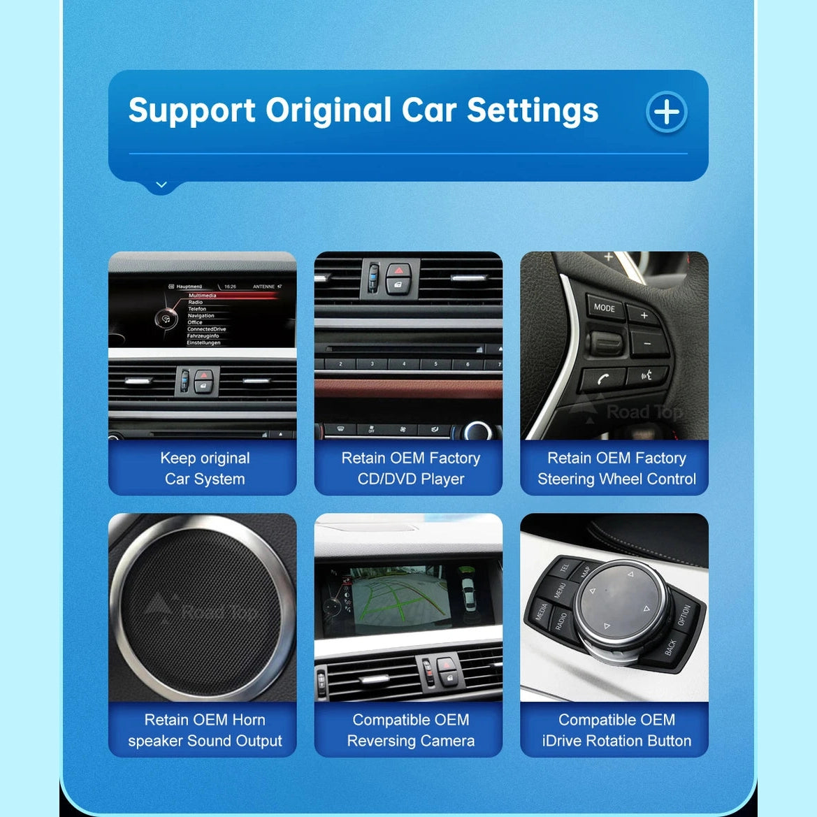 10.25 Inch Linux Display Multimedia Player For BMW Car 5 Series F10 F11 2011-2017 CIC NBT GPS Carplay Touch Screen