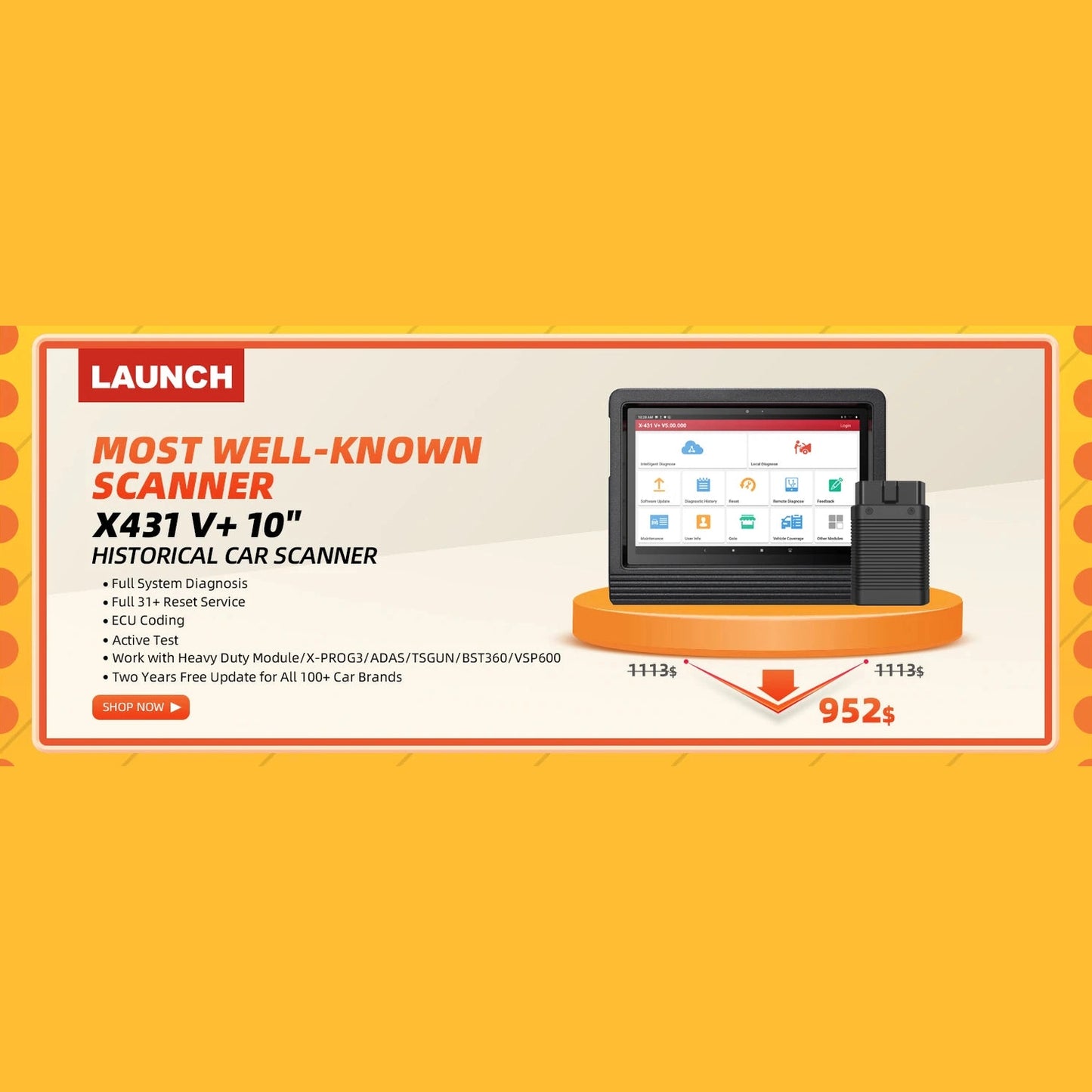 Launch X431 Creader 319 CR319 Auto Code Reader OBD2 Scanner Full OBDII EOBD Automotive Tools Obd2 Diagnostic Tool Professional