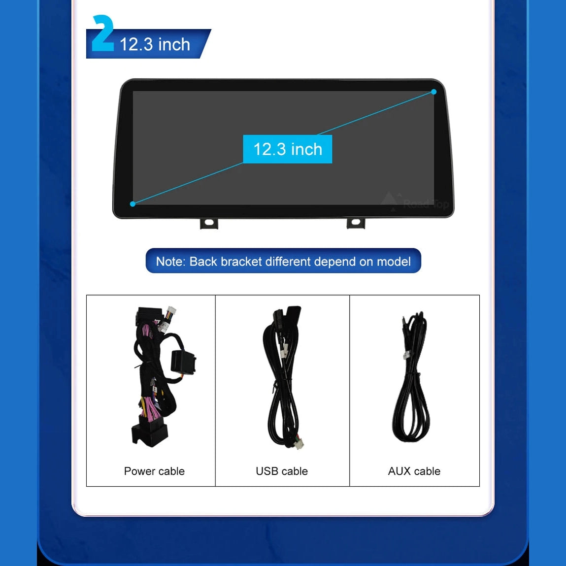 10.25 Inch Linux Display Multimedia Player For BMW Car 5 Series F10 F11 2011-2017 CIC NBT GPS Carplay Touch Screen