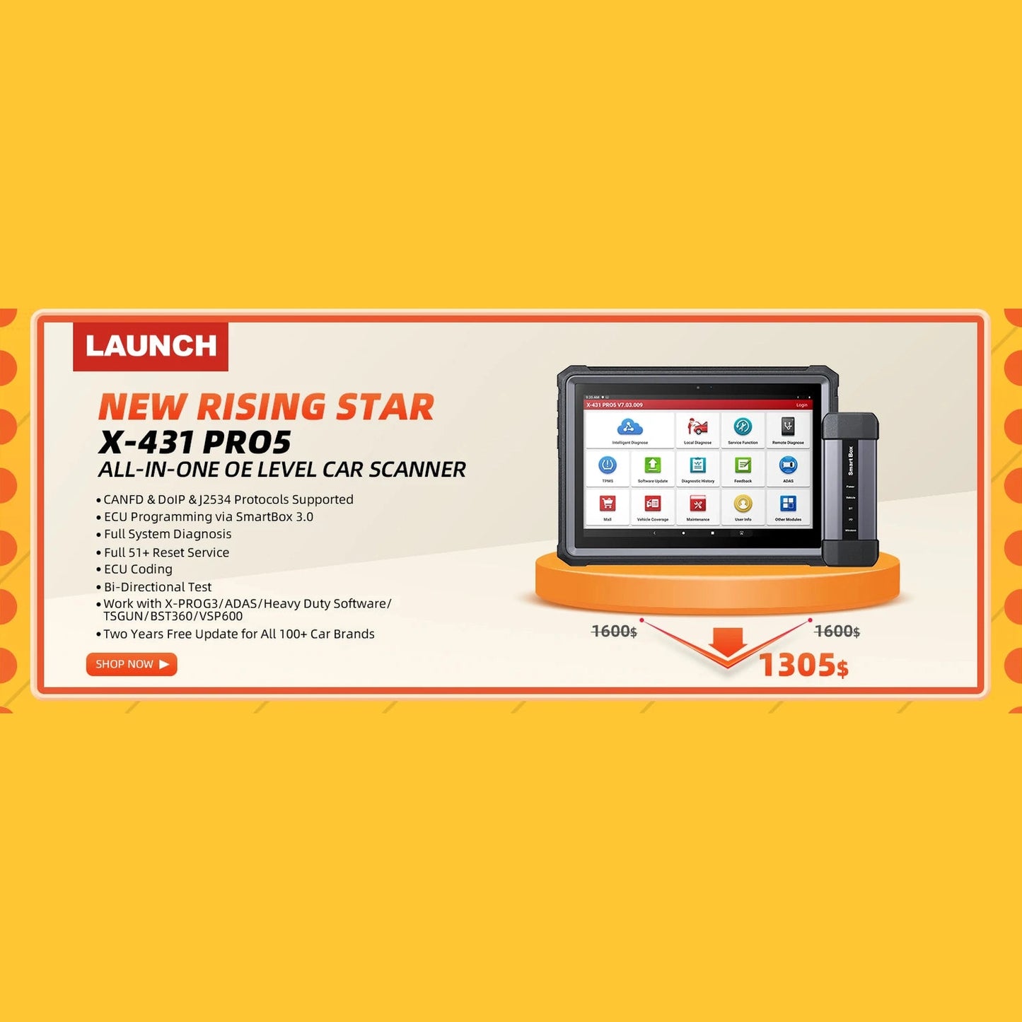 Launch X431 Creader 319 CR319 Auto Code Reader OBD2 Scanner Full OBDII EOBD Automotive Tools Obd2 Diagnostic Tool Professional