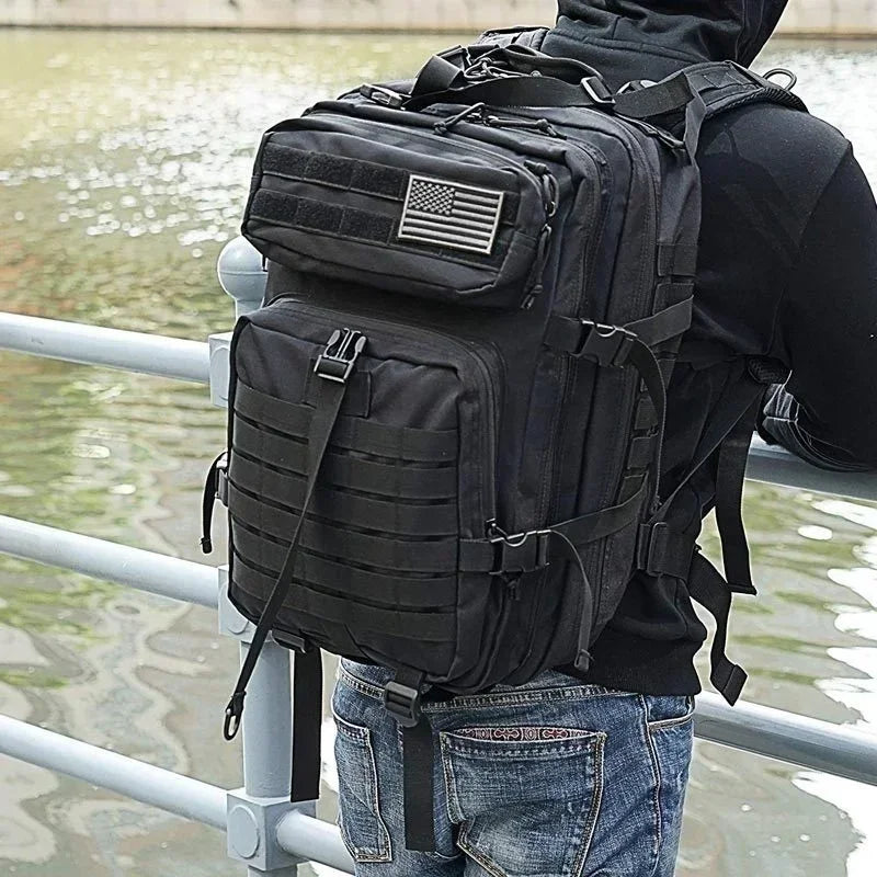 45L Man Tactical Backpacks Outdoor Traveling Bags Outdoor 3P School Pack EDC Molle Pack For Trekking Hunting Bag