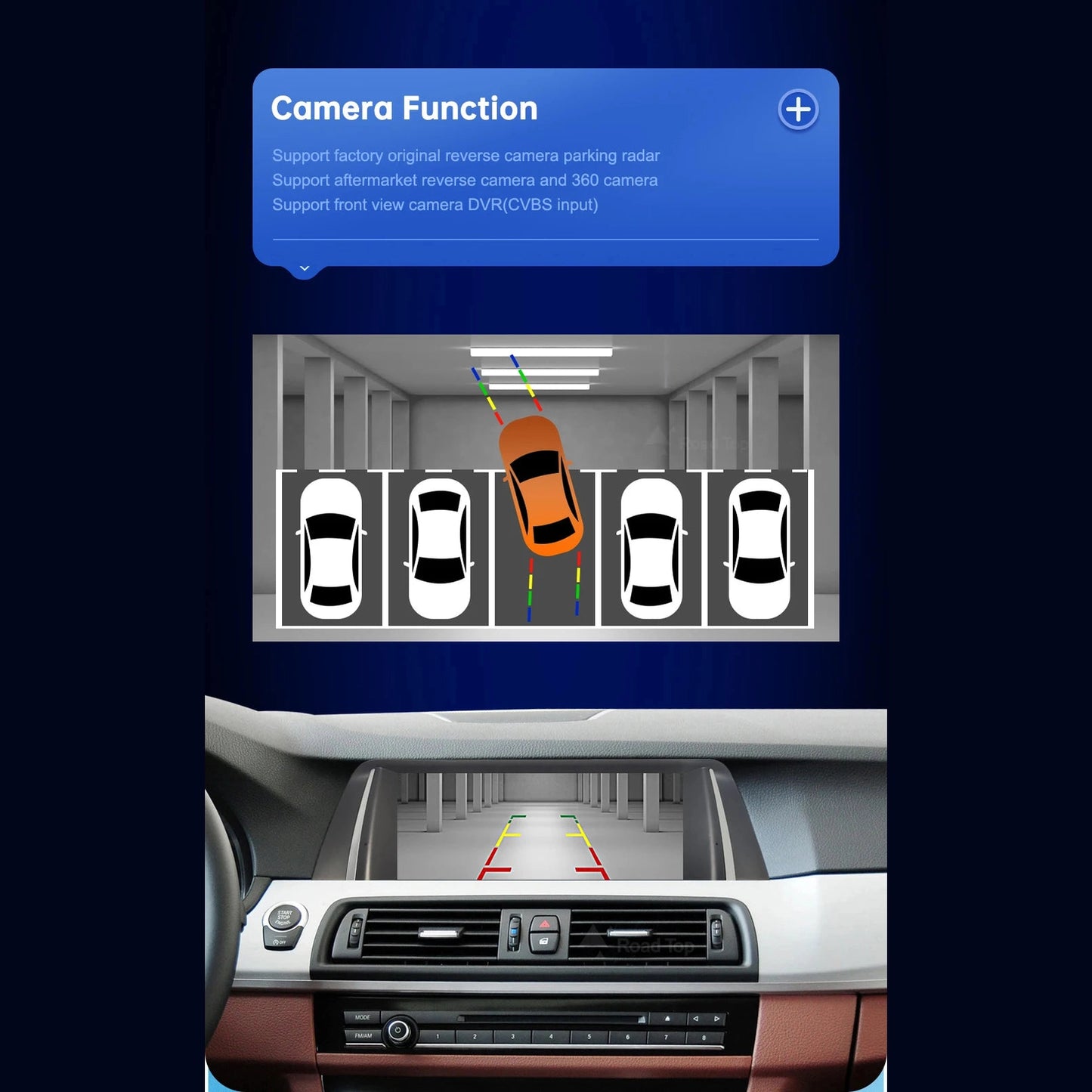 10.25 Inch Linux Display Multimedia Player For BMW Car 5 Series F10 F11 2011-2017 CIC NBT GPS Carplay Touch Screen