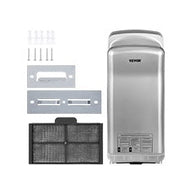 SucceBuy Hand Dryer Machinery Automatic High-speed Jet Double-sided Secure Robust Material Blade for Washroom Multicolor