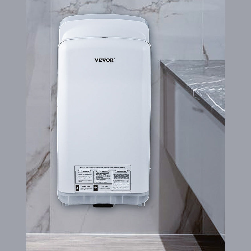 SucceBuy Hand Dryer Machinery Automatic High-speed Jet Double-sided Secure Robust Material Blade for Washroom Multicolor